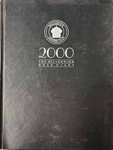 Rolls Royce Owners Club 2000 the Millennium Desk Diary